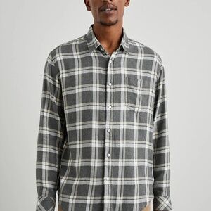 Rails Lennox Gray Plaid Flannel Button Down Shirt | Size M | Super soft!